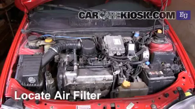 1999 Fiat Palio Weekend 1.2L 4 Cyl. Air Filter (Engine) Replace